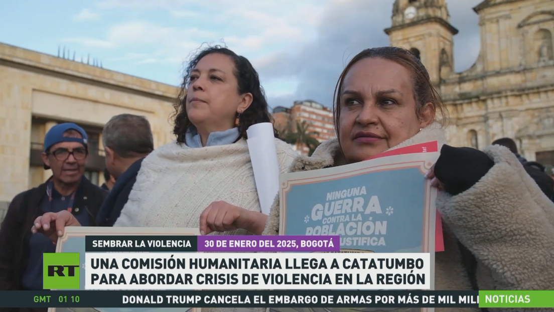 Comisión humanitaria llega al Catatumbo para abordar crisis de violencia en la región