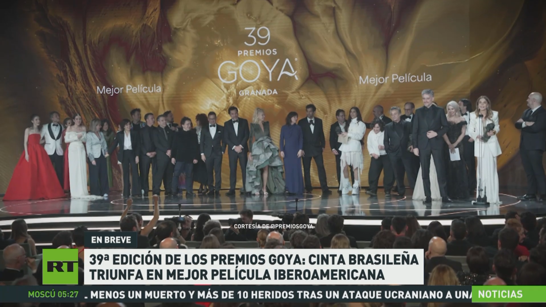 39ª edición de los Premios Goya: cinta brasileña triunfa como Mejor Película Iberoamericana