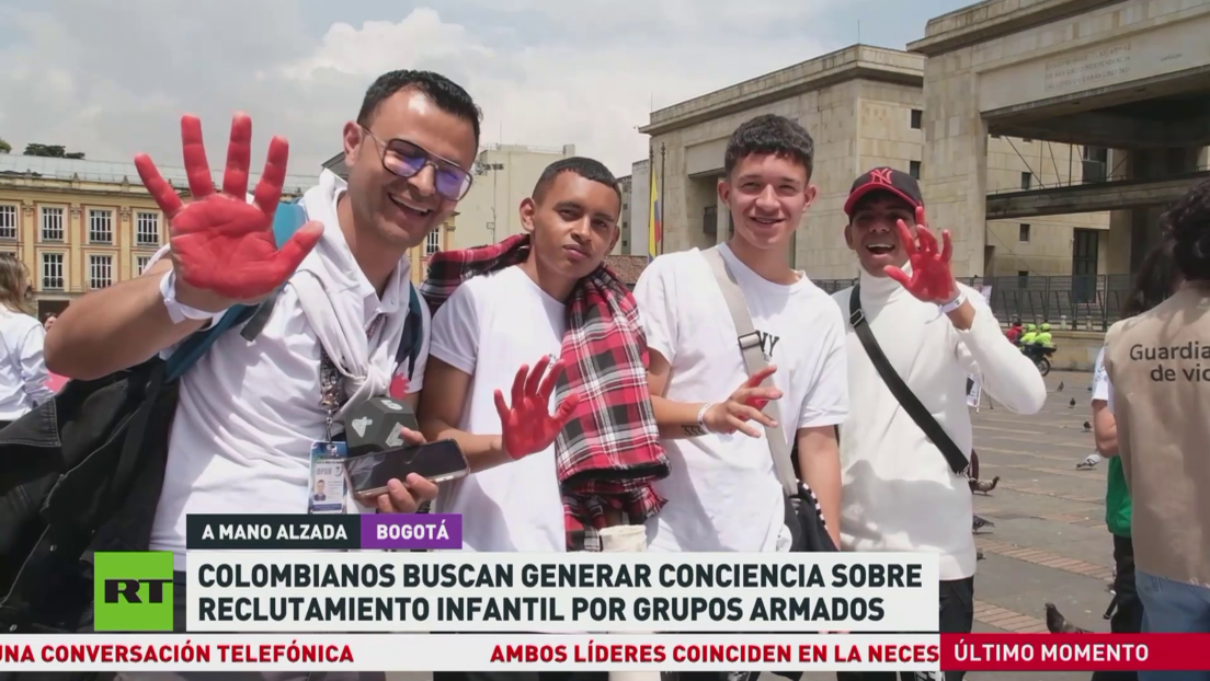 Colombianos buscan generar conciencia sobre reclutamiento infantil por grupos armados