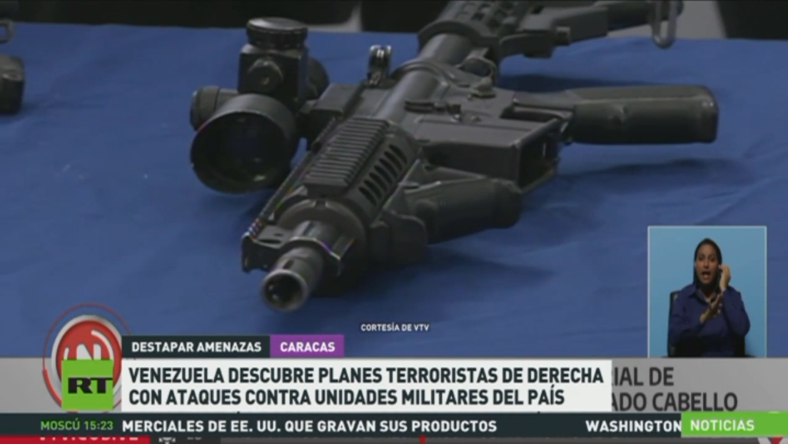 Venezuela descubre planes "terroristas" de derecha con ataques contra unidades militares