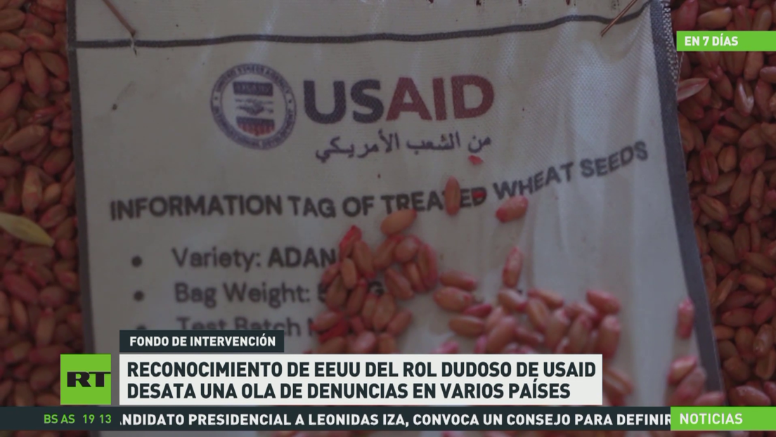 Reconocimiento de EE.UU. del rol dudoso de USAID desata ola de denuncias en varios países