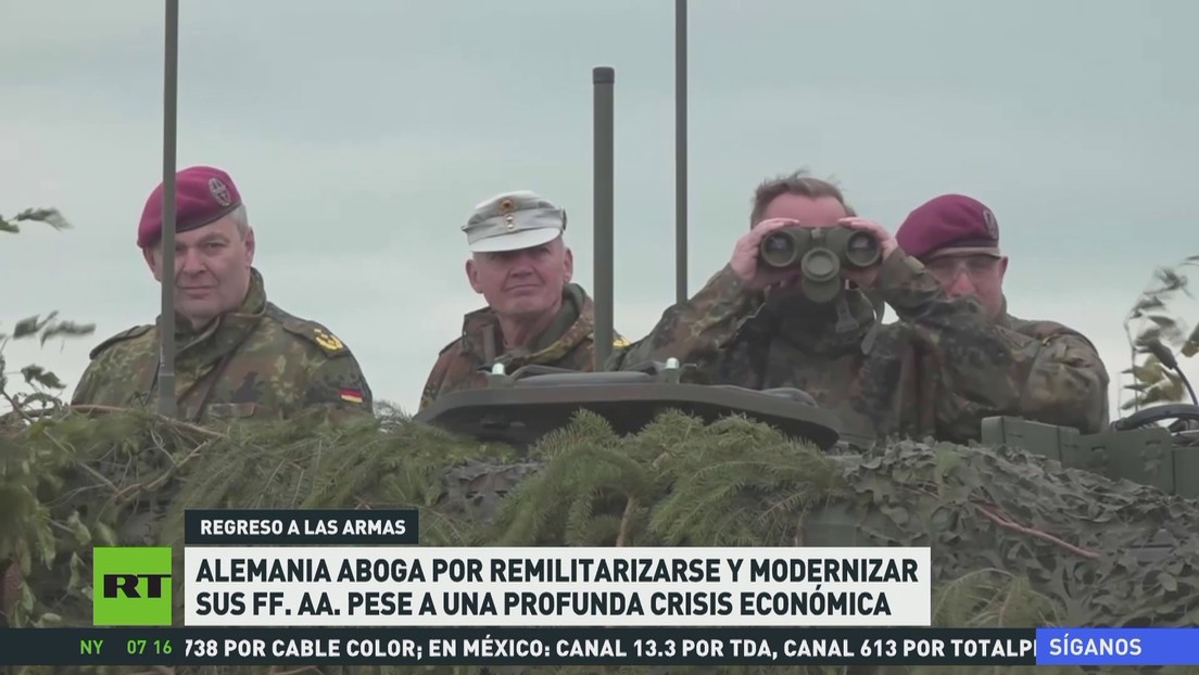 Alemania aboga por remilitarizarse y modernizar sus FF.AA. pese a una profunda crisis económica