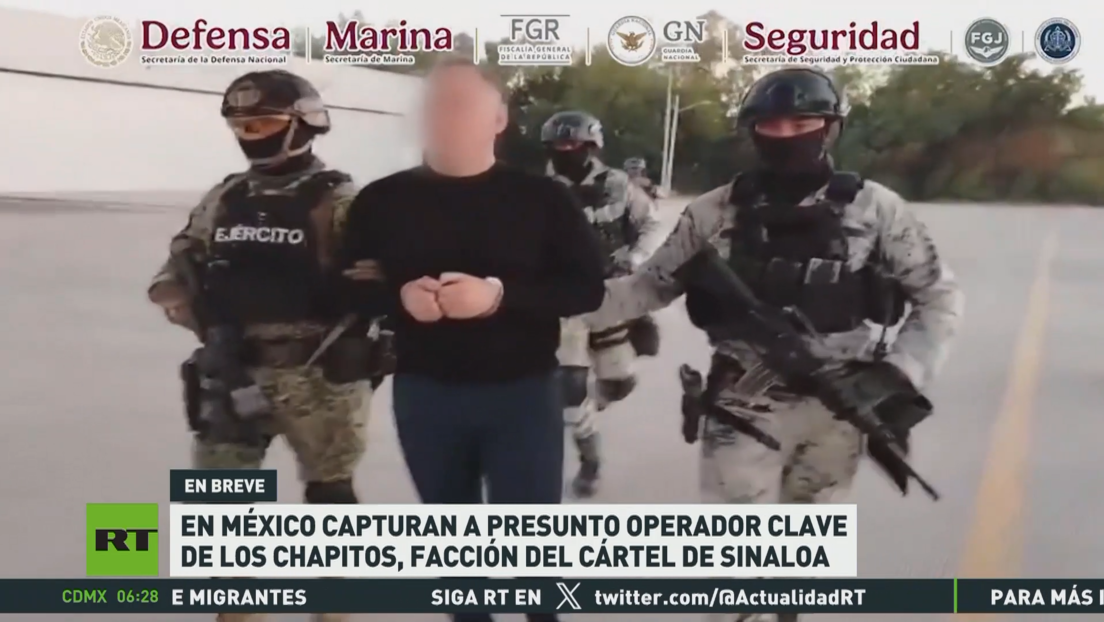 Capturan en México a un presunto operador clave de 'Los Chapitos', facción del Cártel de Sinaloa