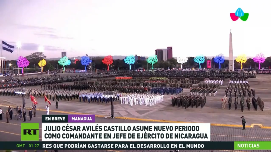 Julio César Avilés Castillo asume nuevo periodo como comandante en jefe del Ejército de Nicaragua