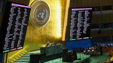 "Es tan difícil entender la postura": Kiev reprocha a Israel por votar en contra de su resolución en la ONU