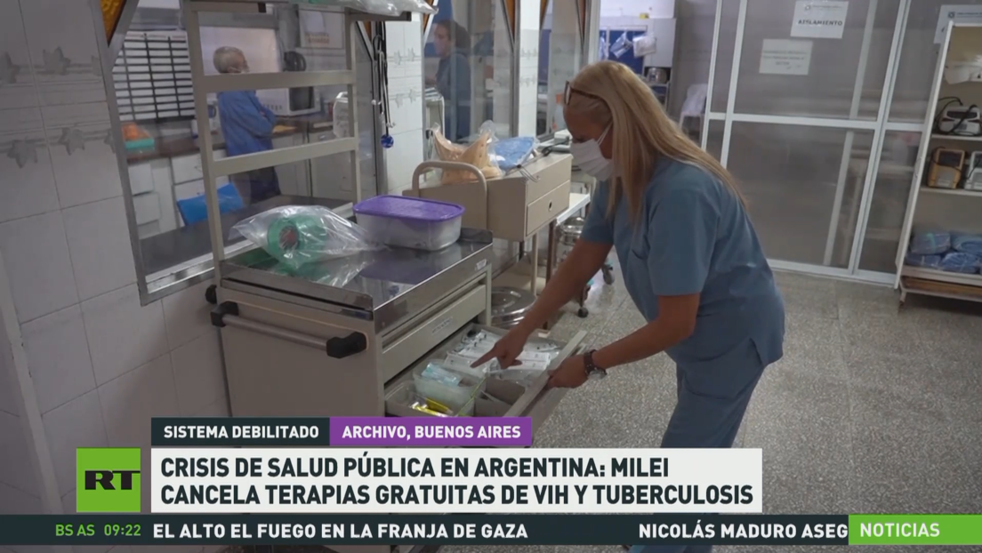 Crisis de salud pública en Argentina: Milei cancela terapias gratuitas de VIH y tuberculosis