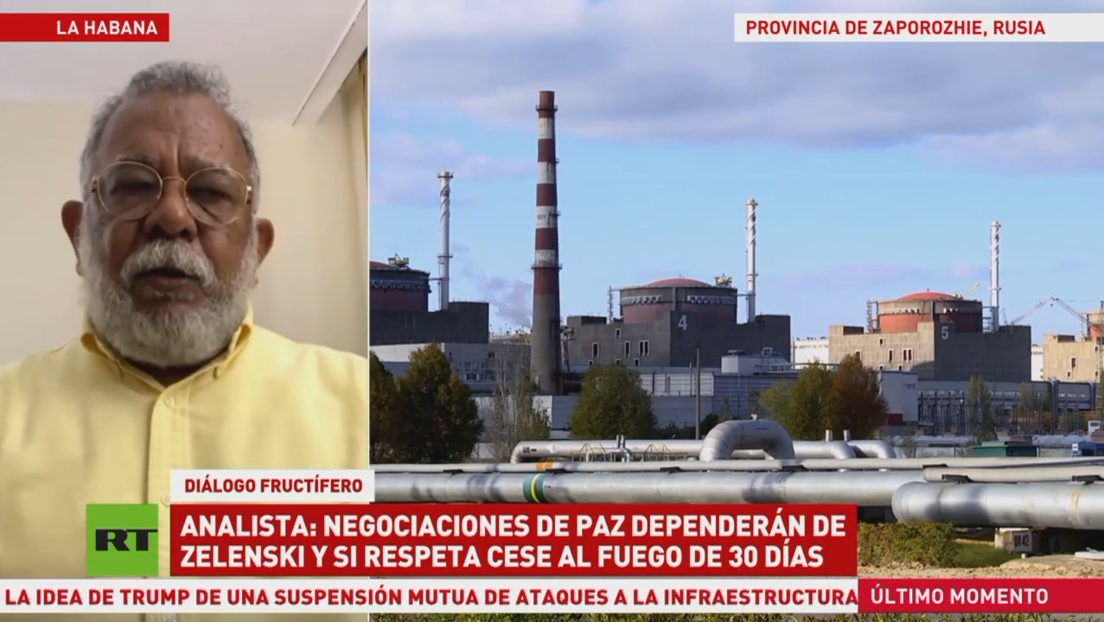 Analista: Negociaciones de paz dependerán de si Zelenski respeta el cese al fuego de 30 días