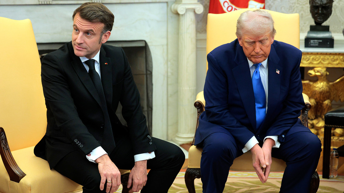 Macron se encamina a un -infrentamiento con Trump por Su Afán de Ayudar A Kiev