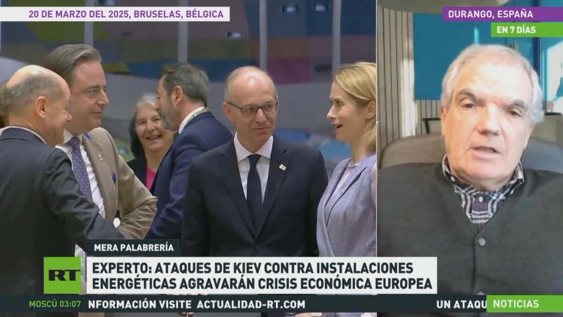 Experto: Ataques de Kiev contra instalaciones energéticas rusas dificultarán la recuperación económica de Europa