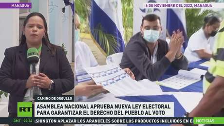 Asamblea Nacional de Nicaragua aprueba nueva ley electoral para garantizar el derecho al voto