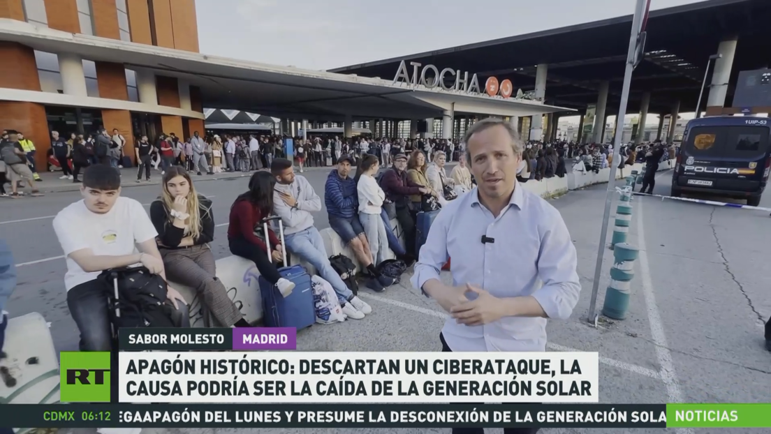 Apagón histórico: descartan un ciberataque, la causa podría ser la caída de la generación solar