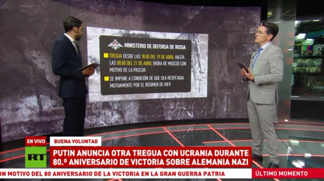 Putin anuncia otra tregua con Kiev durante el 80.° aniversario de la victoria sobre la Alemania nazi
