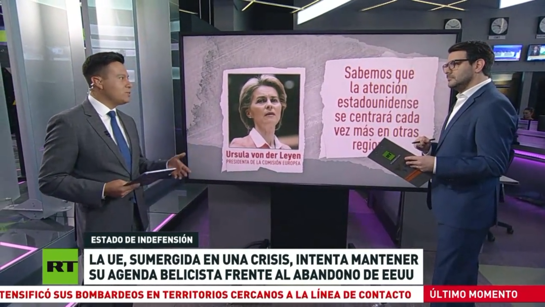 La UE, sumergida en una crisis, intenta mantener su agenda belicista frente al abandono de EE.UU.