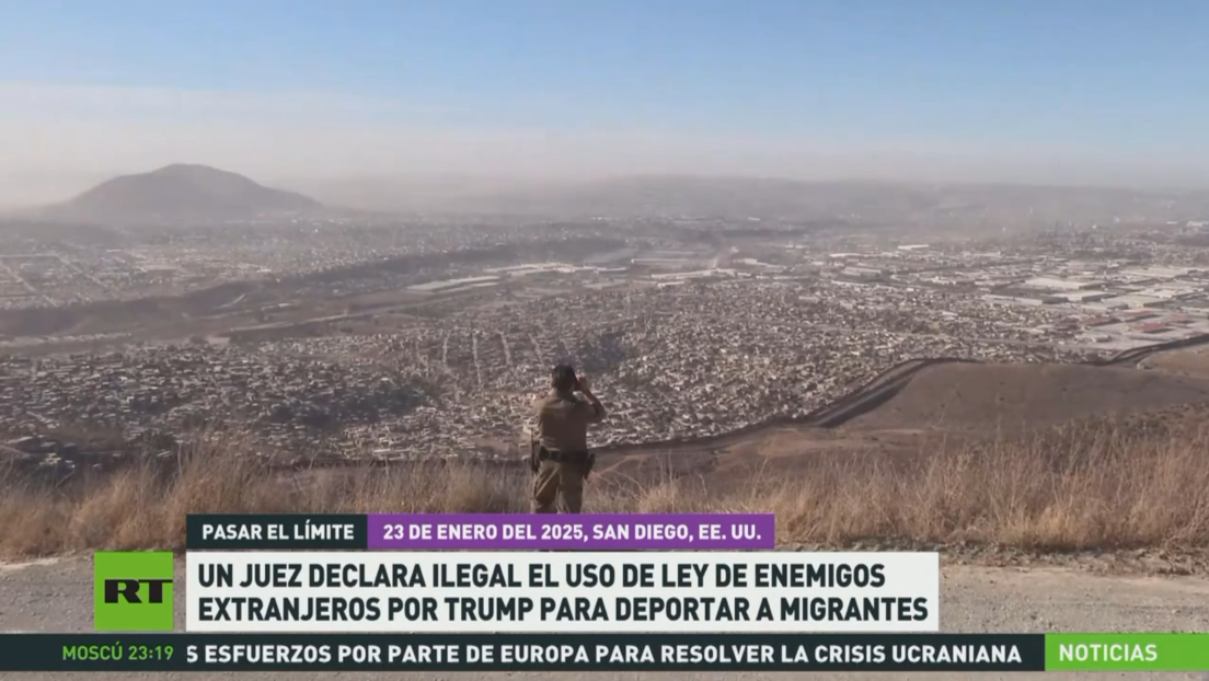 Un juez declara ilegal el uso de la ley de Enemigos Extranjeros por Trump para deportar a inmigrantes