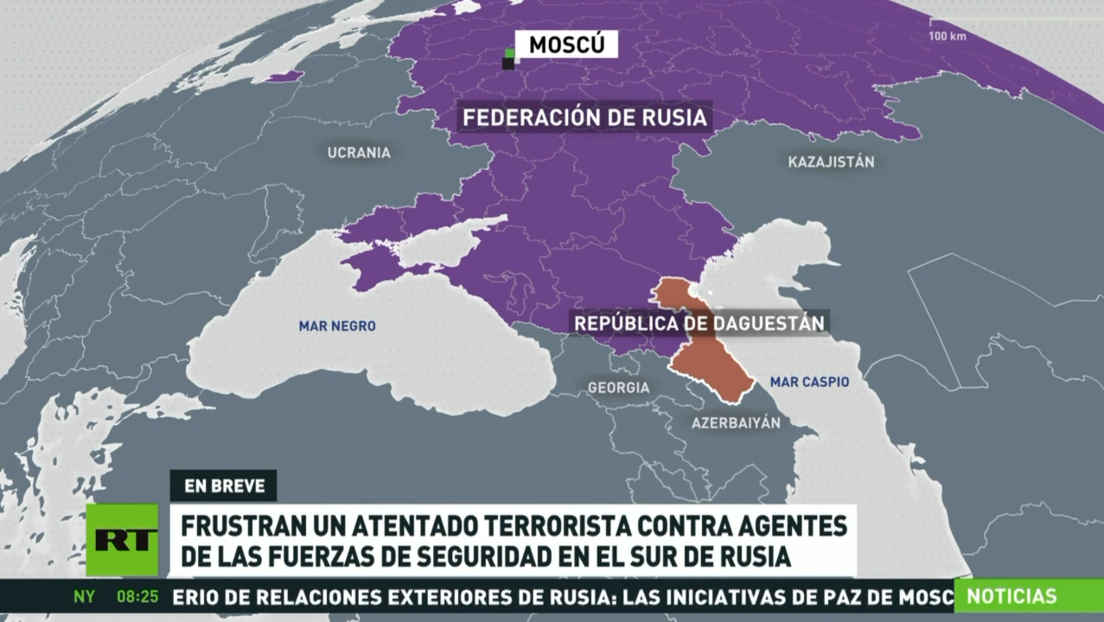 Frustran un atentado terrorista contra agentes de las fuerzas de seguridad en el sur de Rusia
