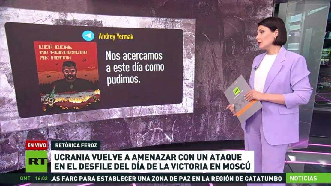 Ucrania vuelve a amenazar con atacar Moscú en el Día de la Victoria