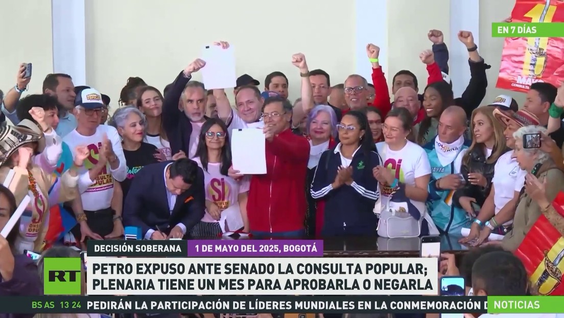Petro expuso ante Senado la consulta popular y destacó la importancia de la democracia