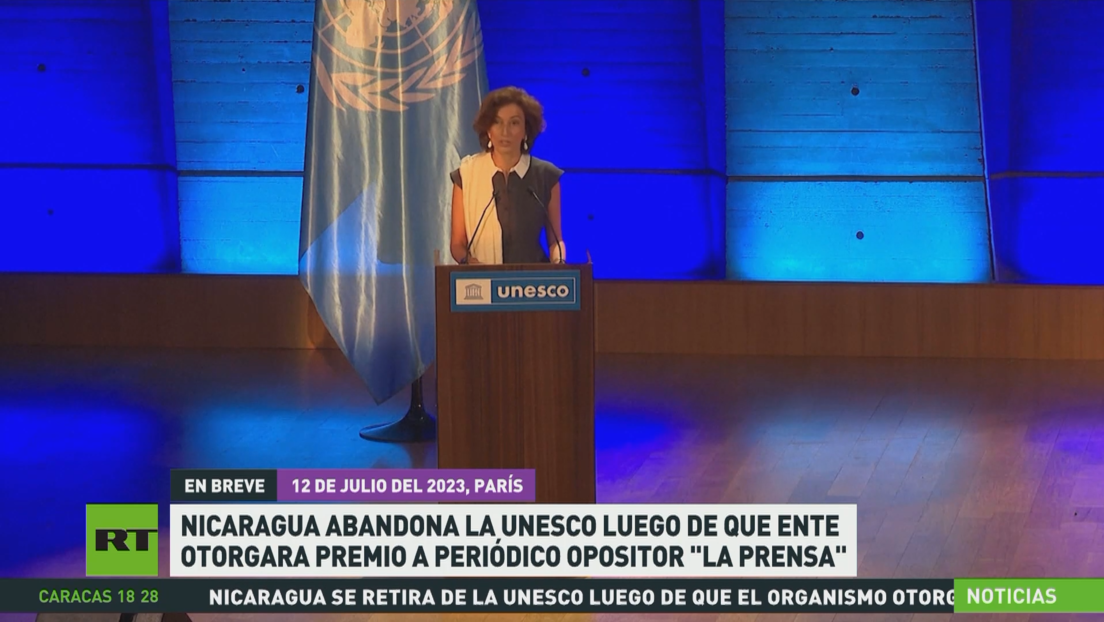 Nicaragua abandona la Unesco luego de que otorgara premio al periódico opositor La Prensa