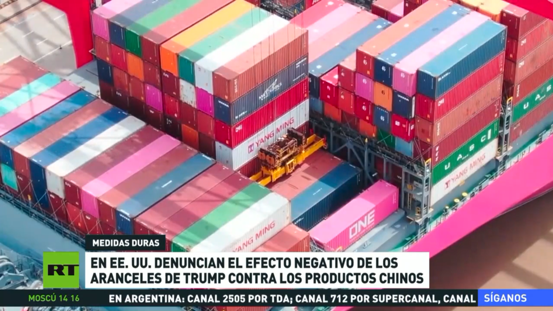 En EE.UU. denuncian el efecto negativo de los aranceles de Trump contra los productos chinos