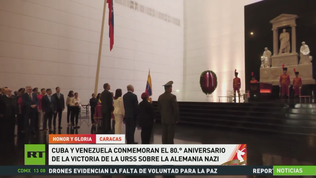 Cuba y Venezuela conmemoran el 80.° aniversario de la victoria de la URSS sobre la Alemania nazi
