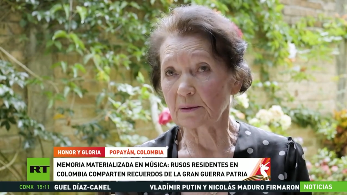Rusos que viven en Colombia comparten sus recuerdos de la Gran Guerra Patria plasmados en la música