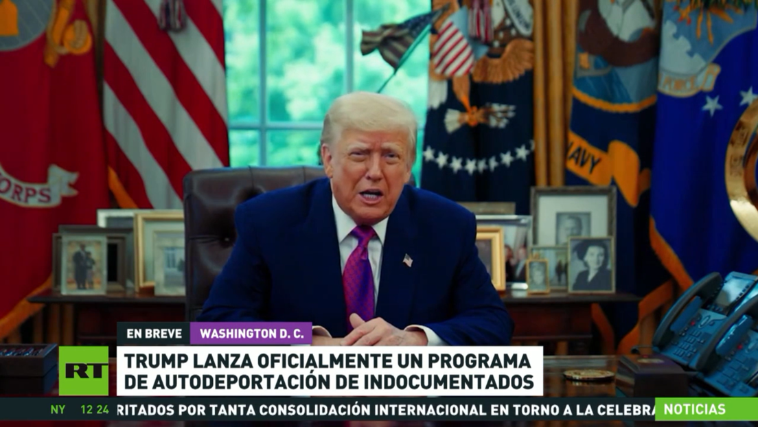 Trump lanza oficialmente un programa de autodeportación de indocumentados
