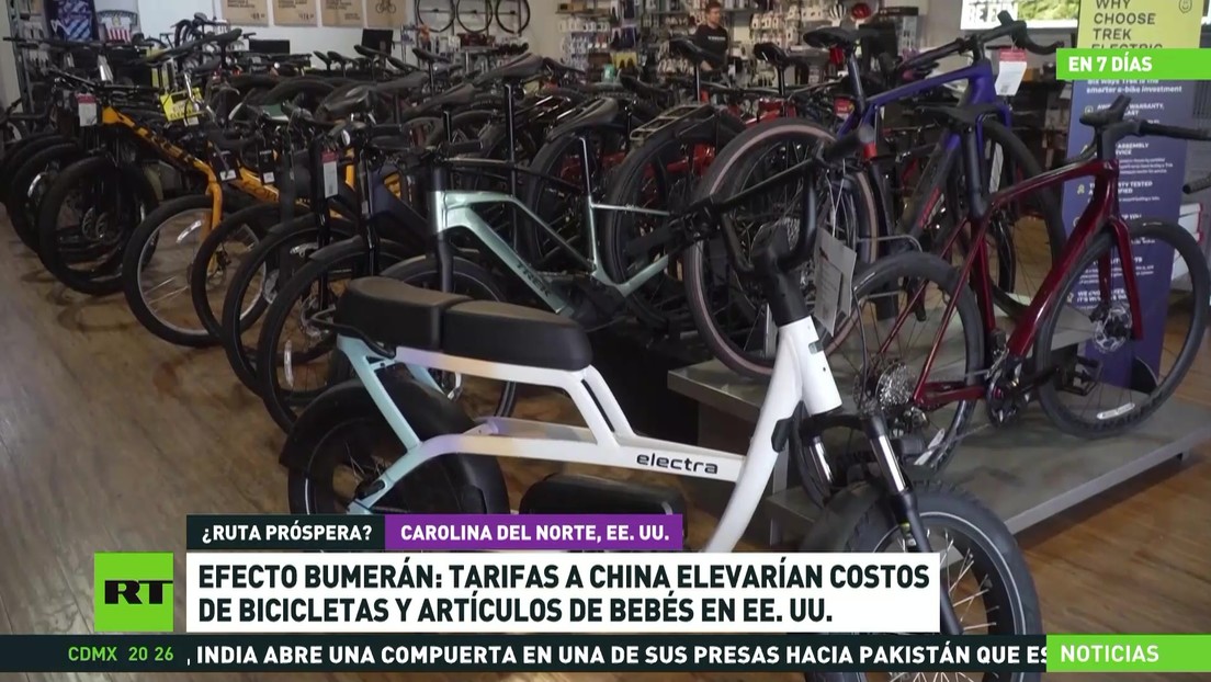 Efecto bumerán: aranceles a China elevarían costos de bicicletas y artículos de bebés en EE.UU.