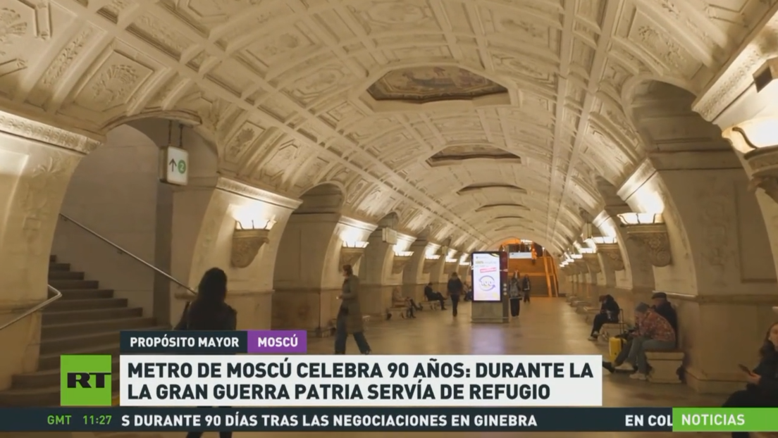 El metro de Moscú, más que un medio de transporte en los tiempos de la Gran Guerra Patria