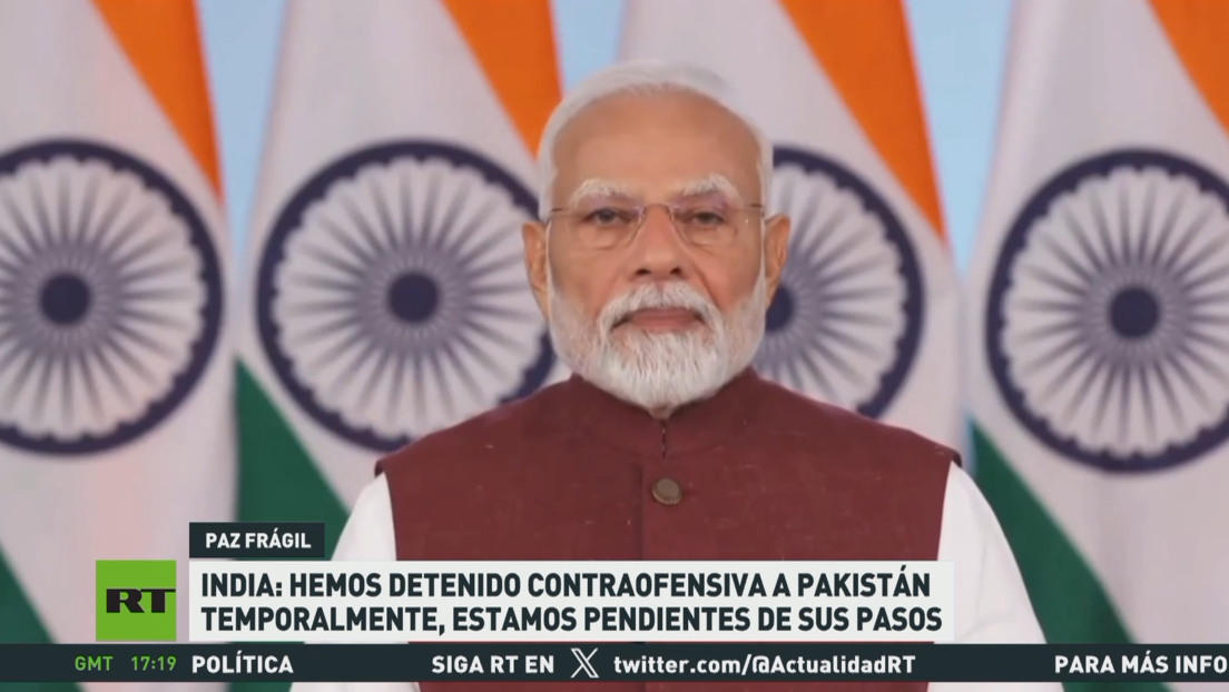 India detiene temporalmente la contraofensiva contra Pakistán, pero estará "pendiente de sus pasos"