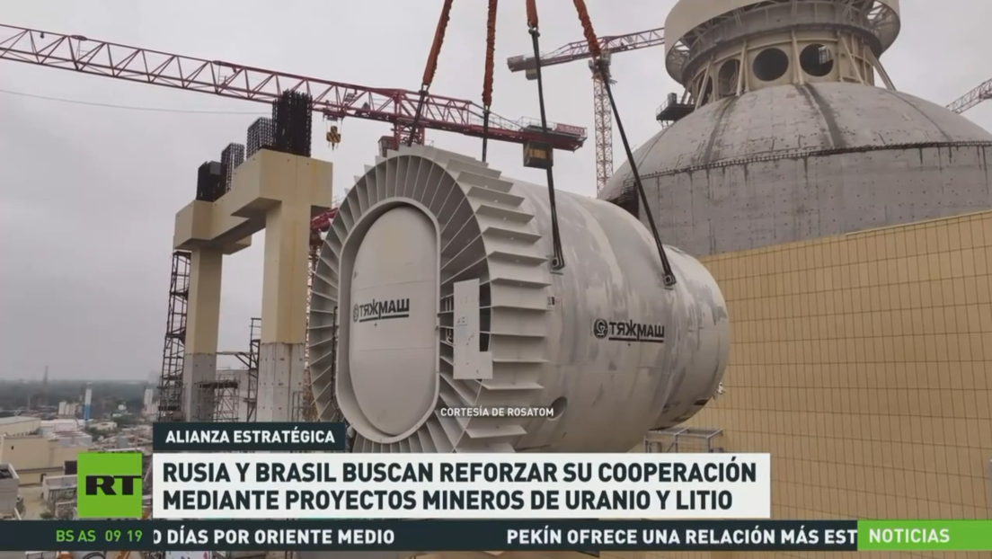 Rusia y Brasil buscan reforzar su cooperación mediante proyectos mineros de uranio y litio