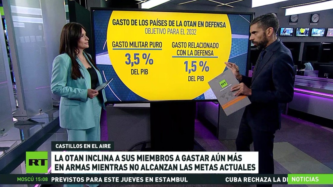 La OTAN inclina a sus miembros a gastar aún más en armas mientras no alcanzan las metas actuales