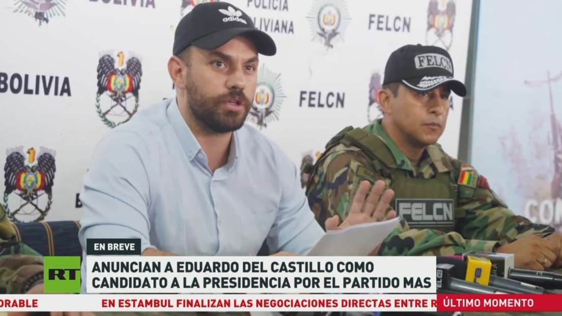 Anuncian a Eduardo Del Castillo como candidato a la Presidencia de Bolivia por el partido MAS