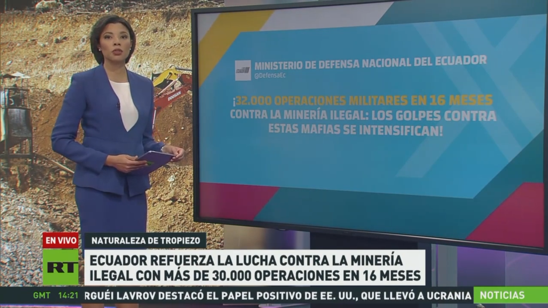 Ecuador refuerza la lucha contra la minería ilegal con más de 30.000 ...