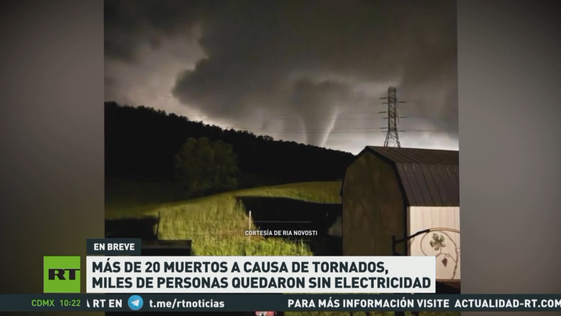Decenas de muertos y heridos tras tormentas y tornados en EE.UU.
