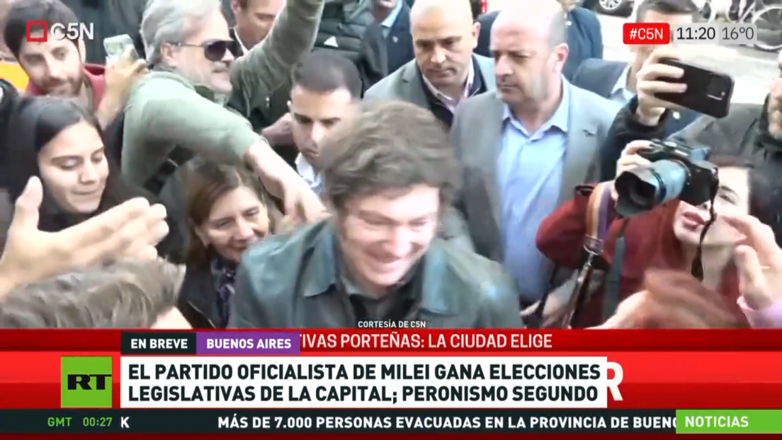 El partido de Milei gana las elecciones en la capital argentina; el ...