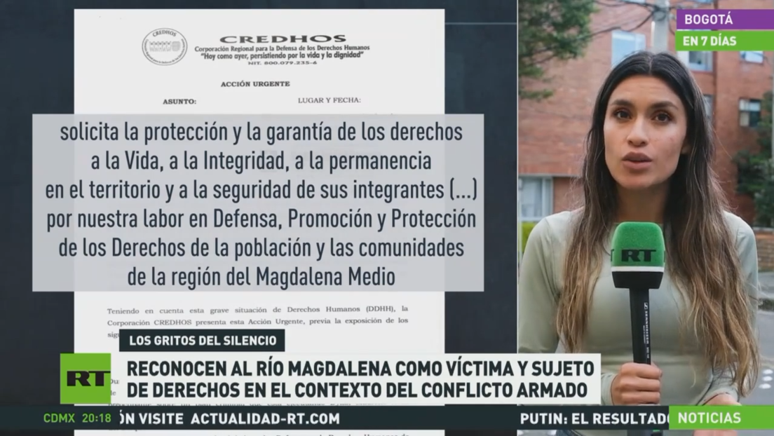 Reconocen al río Magdalena como víctima y sujeto de derechos en el contexto del conflicto armado en Colombia