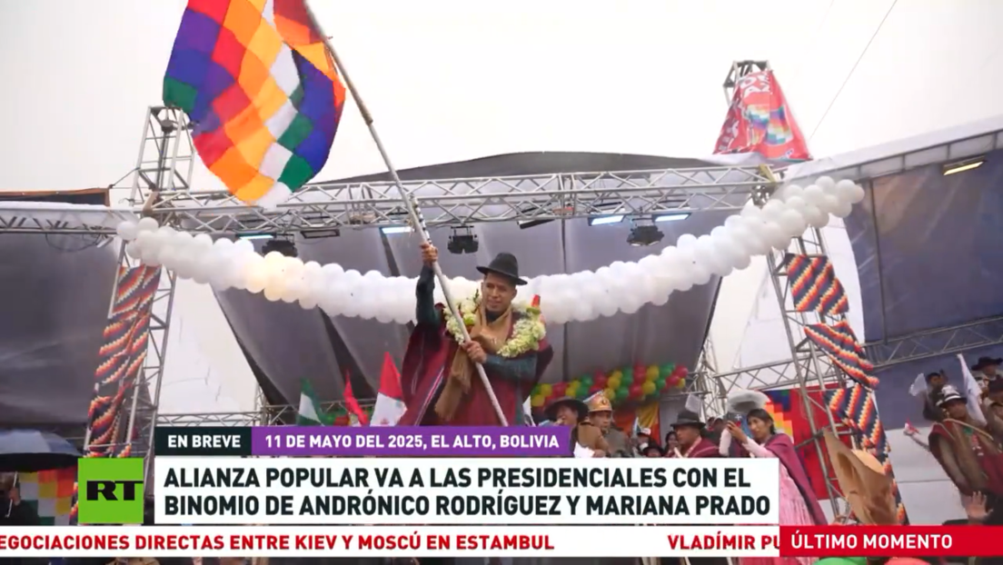 Alianza Popular va a las presidenciales en Bolivia con el binomio de Andrónico Rodríguez y Mariana Prado