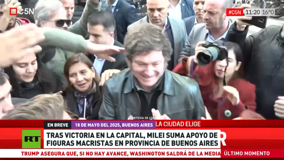 Tras su victoria en la capital, Milei suma apoyo de macristas en provincia de Buenos Aires