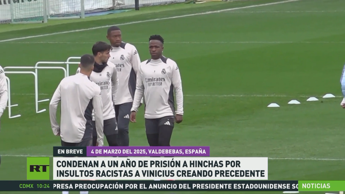 Condenan a un año de prisión a hinchas por insultos racistas a Vinícius creando precedente