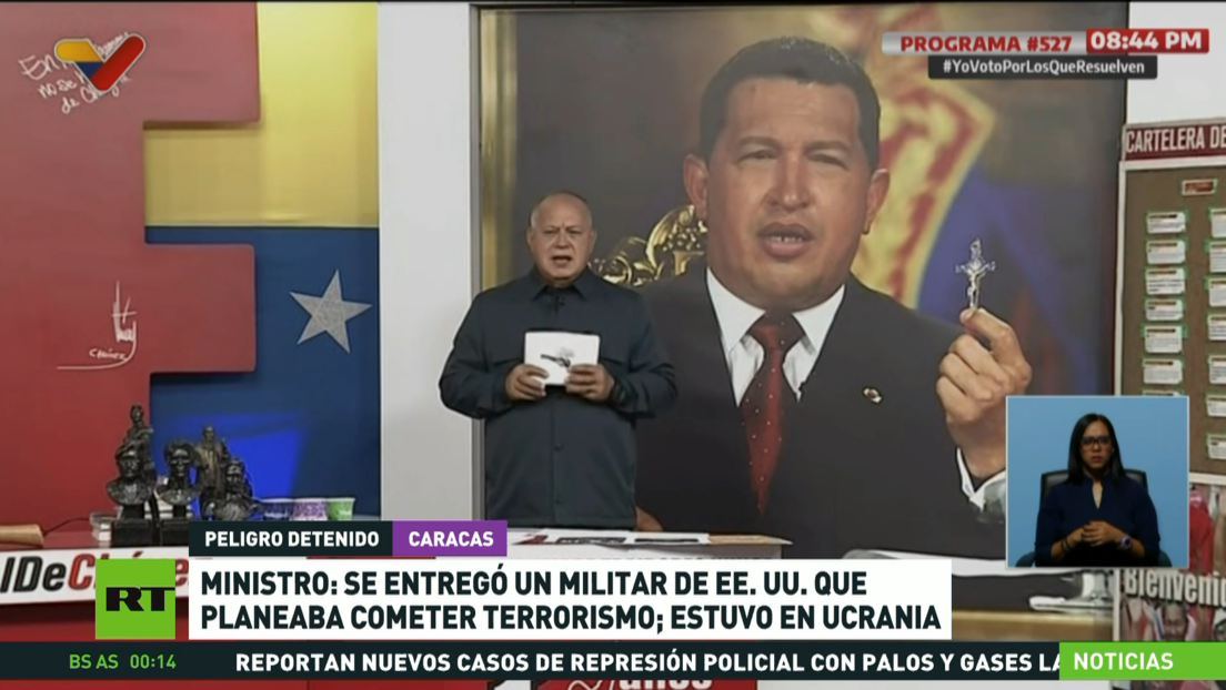 Venezuela anuncia la captura de un estadounidense que entró en el país para cometer atentados