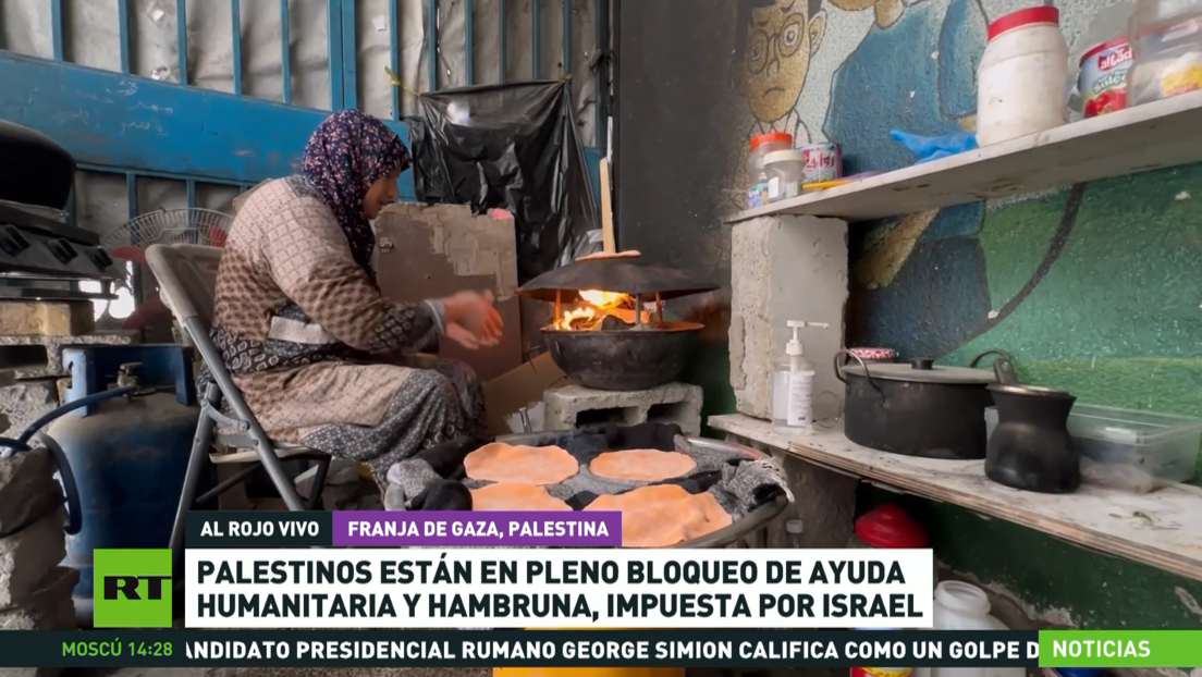 Palestinos están en pleno bloqueo de ayuda humanitaria y hambruna impuesta por Israel