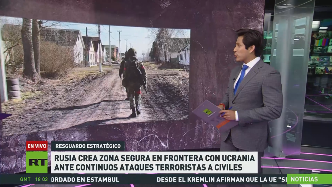 Rusia crea zona segura en frontera con Ucrania ante continuos ataques terroristas a civiles