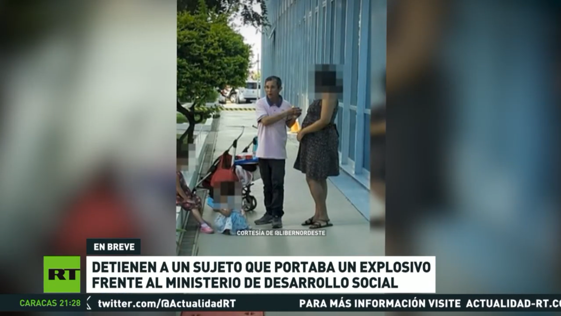 Detienen a un sujeto que portaba un explosivo frente al Ministerio de Desarrollo Social de Brasil