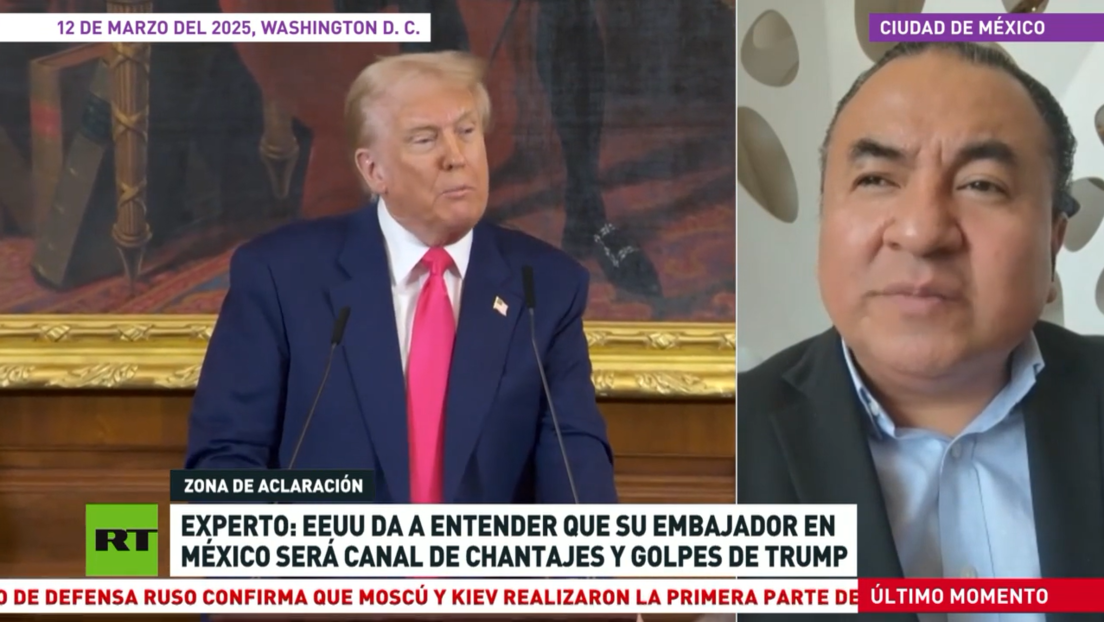 Experto: EE.UU. da a entender que su embajador en México será canal de chantajes y golpes de Trump