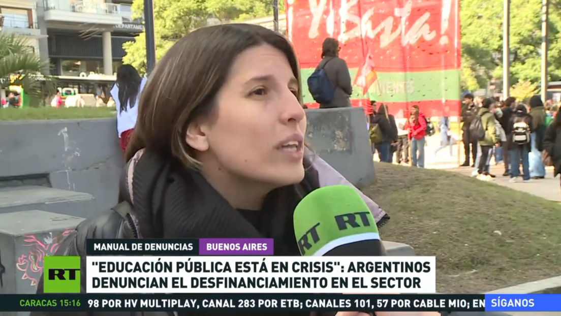 "La educación pública está en crisis": Argentinos denuncian el desfinanciamiento en el sector