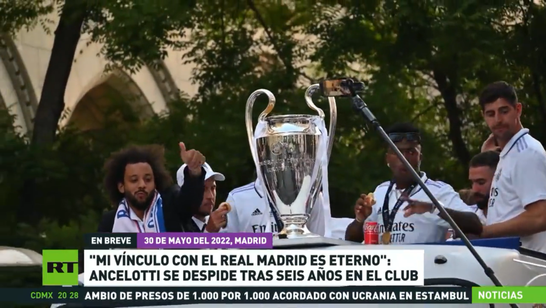 "Mi vínculo con el Real Madrid es eterno": Ancelotti se despide tras seis años en el club