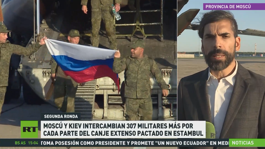Moscú y Kiev intercambian 307 prisioneros más por cada parte del gran canje pactado en Estambul