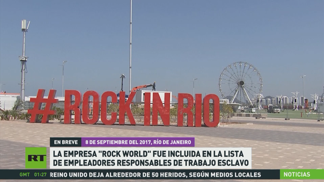 La empresa brasileña Rock World fue incluida en el registro de responsables de trabajo esclavo