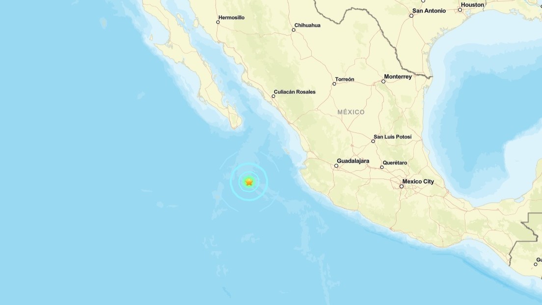 Sismo de magnitud 5,9 frente a la costa de México