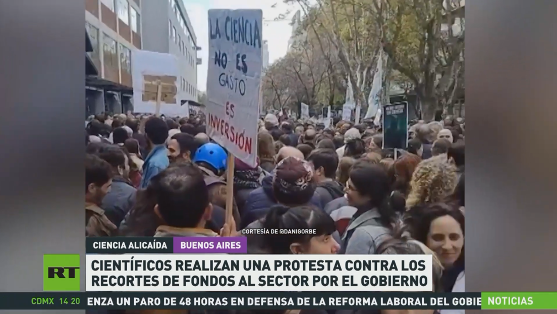 Científicos protestan contra los recortes de fondos al sector por el Gobierno 